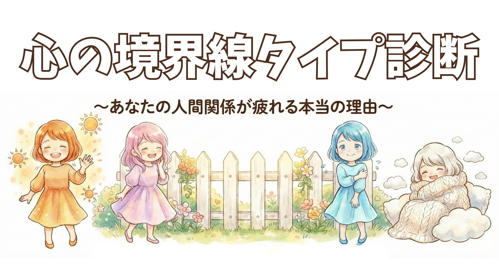 心の境界線タイプ診断